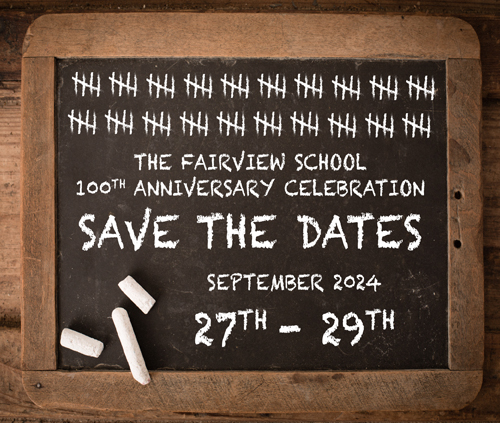 The Fairview School 100th Anniversary Celebration Postcard