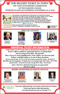 The Biggeest Ticket in Town | The 92th Anniversary Celebration of the Fairview School